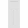 Codel Doors 24" x 96" Primed 3-Panel Mission Interior Shaker Slab Door 2080pri8403